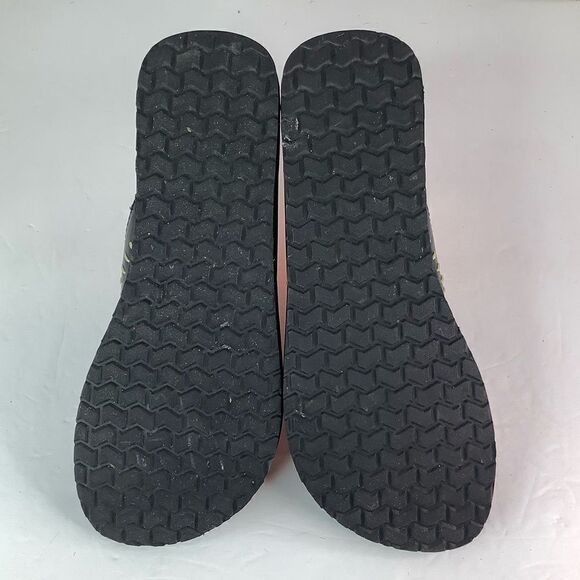 Flojos Black Leather Thong Flip Flop Casual Summer Women’s Size 7 - Picture 8 of 11